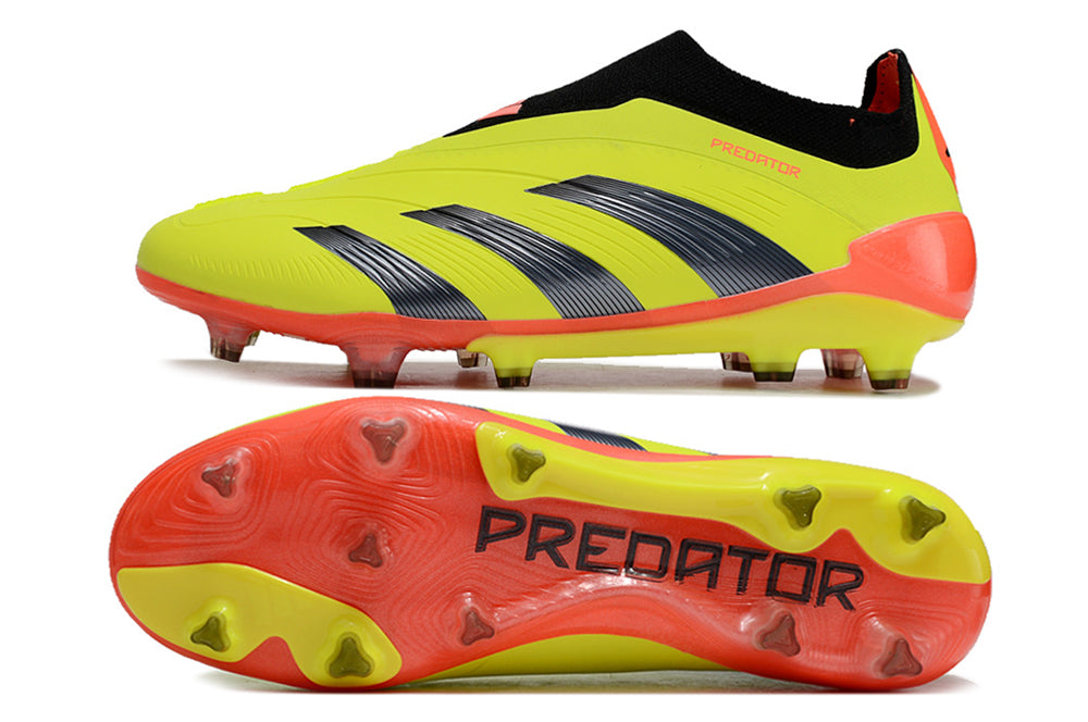 Adidas Predator Elite Fully Knitted Lace-up High-Top FG Football Shoes