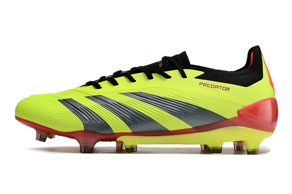 Adidas Predator Elite Fully Knitted Lace-Up High-Top FG Football Shoes