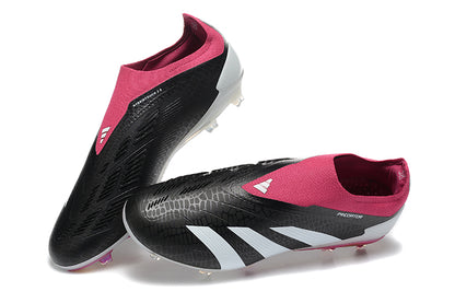 Adidas Predator 24 knitted laceless high-top FG football shoes