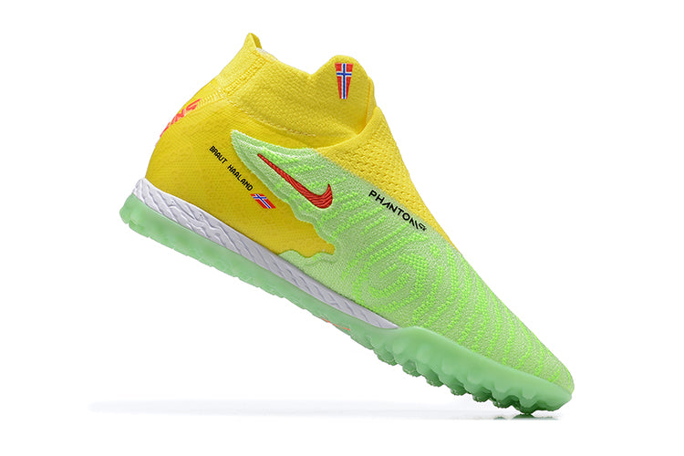 Nike Phantom Gx High Top Double Layer Waterproof Fish Silk Full Knitted Md Grass Nail Football Shoes