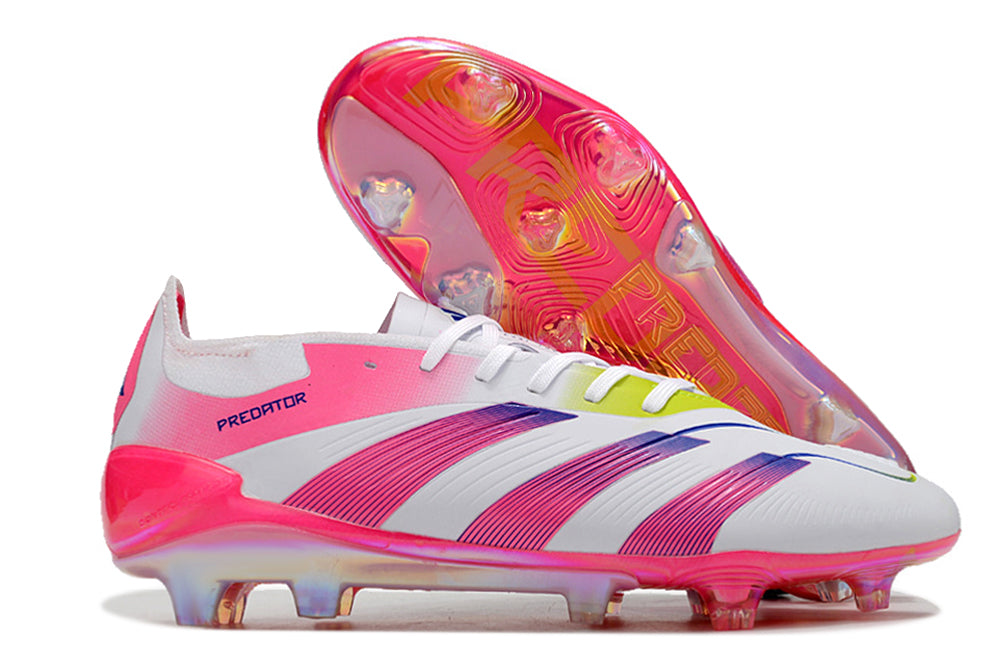 Adidas Predator Elite Fully Knitted Lace-Up High-Top FG Football Shoes