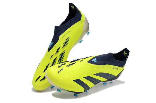 Adidas Predator Elite Fully Knitted Lace-up High-Top FG Football Shoes