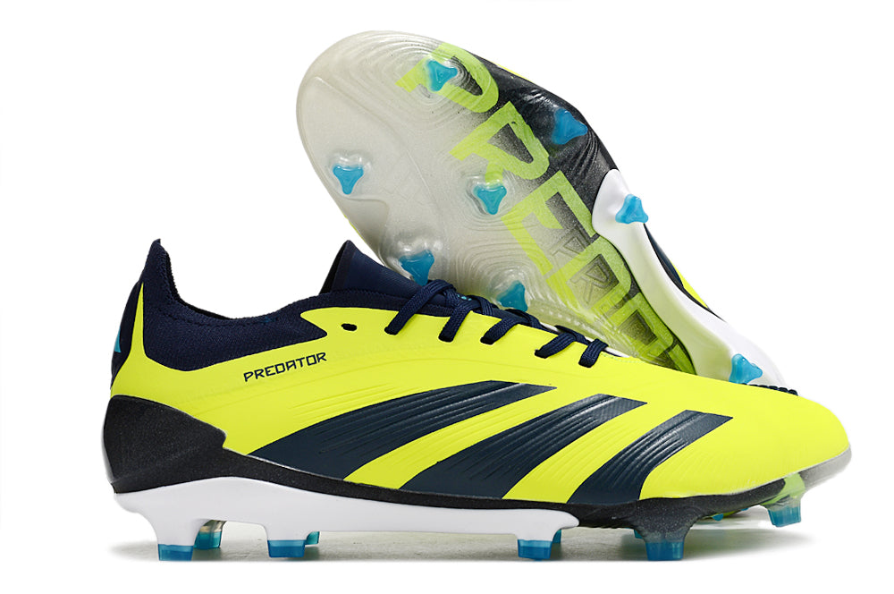 Adidas Predator Elite Fully Knitted Lace-Up High-Top FG Football Shoes