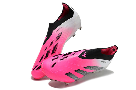 Adidas Predator Elite Fully Knitted Lace-up High-Top FG Football Shoes