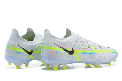 Nike Shock Wave Series Nike Low-top Phantom Gt2 Waterproof Recharge Full Knitted Fg Football Shoes