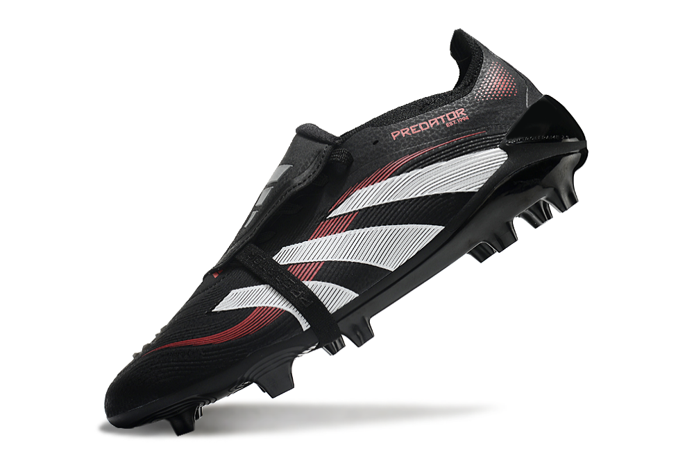 Adidas Predator 25th Generation Fully Knitted With Laces FG Football Shoes Black^ White