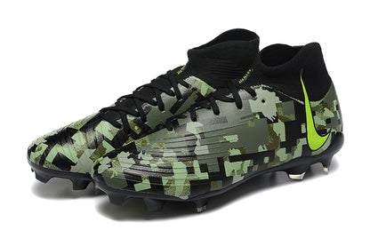 Nike High-top Waterproof Full Knitted Moon Fg Football Shoes