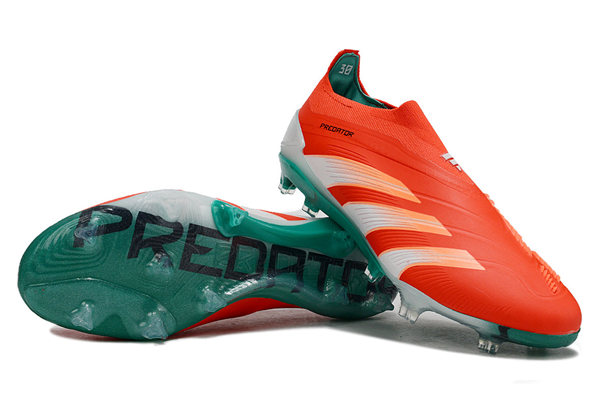 Adidas Predator Elite Fully Knitted Lace-up High-Top FG Football Shoes