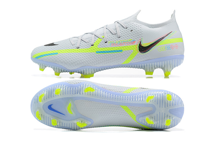 Nike Shock Wave Series Nike Low-top Phantom Gt2 Waterproof Recharge Full Knitted Fg Football Shoes