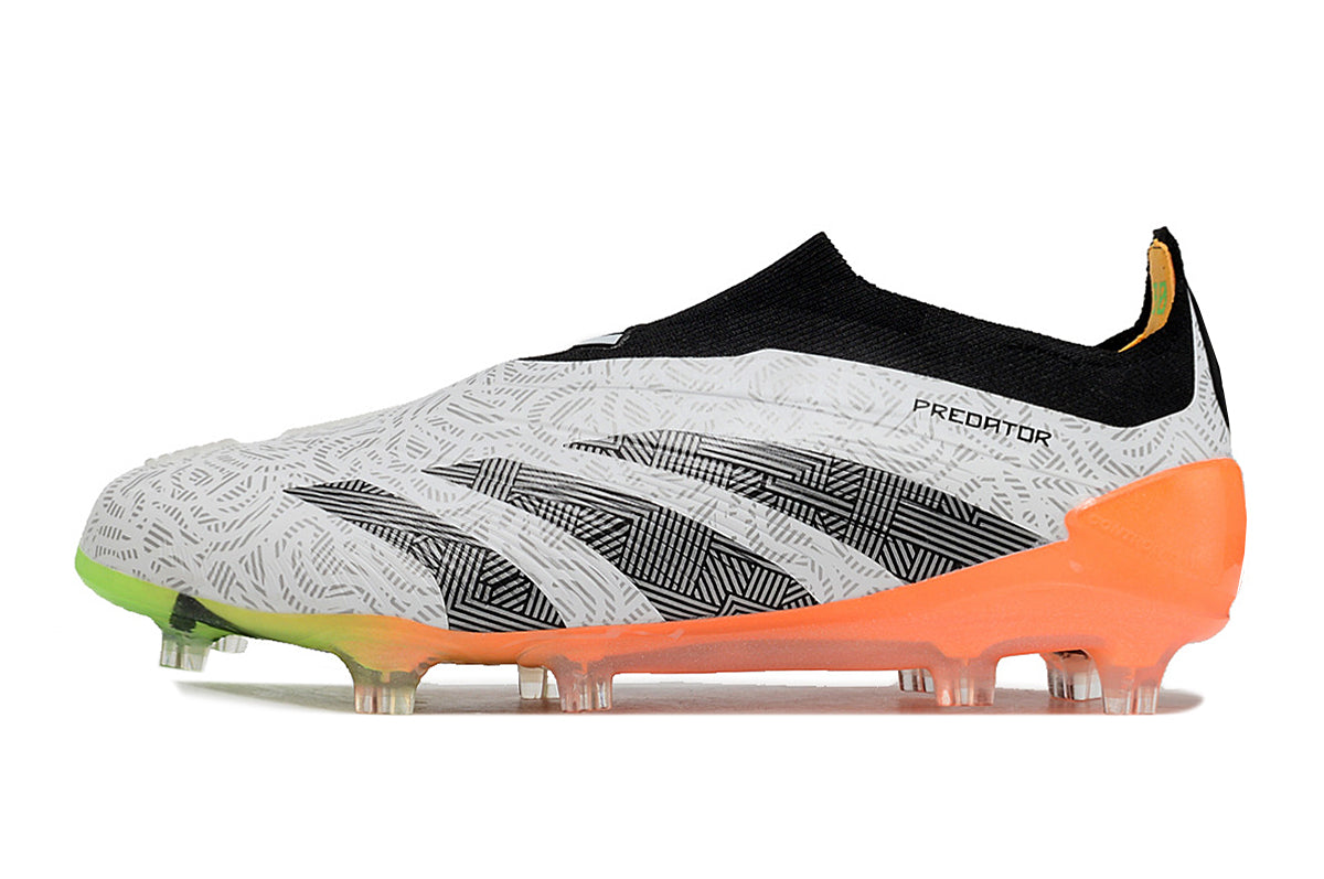 Adidas Predator Elite Fully Knitted Lace-up High-Top FG Football Shoes