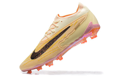 Nike Phantom Gx Low-top Waterproof Full Knitted Original Electroplated Sole Fg Football Shoes