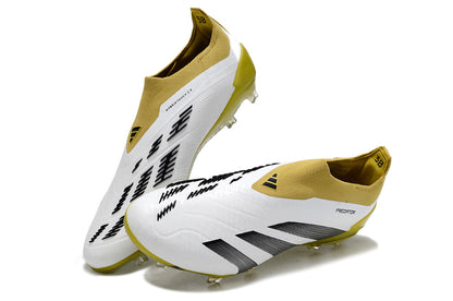 Adidas Predator Elite Fully Knitted Lace-up High-Top FG Football Shoes