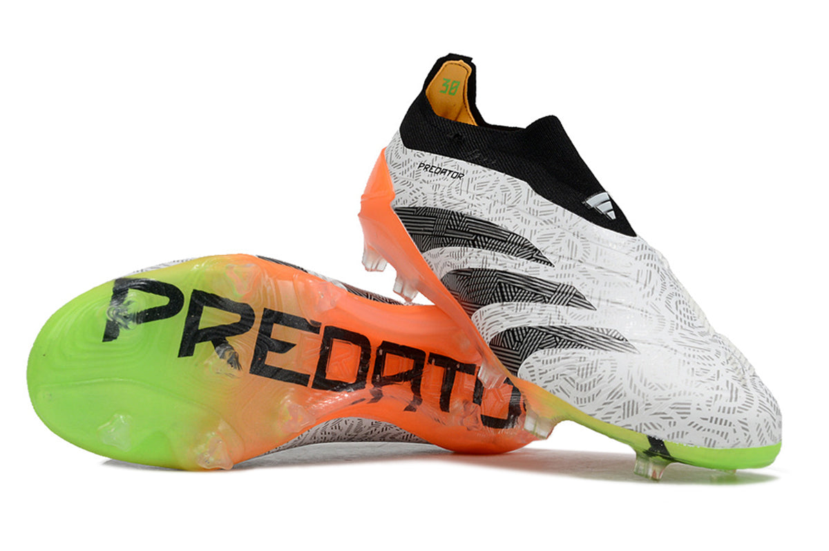 Adidas Predator Elite Fully Knitted Lace-up High-Top FG Football Shoes