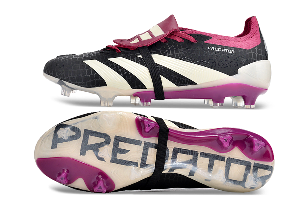 Adidas Predator Elite Fully Knitted Lace-up High-top Fg Football Shoes