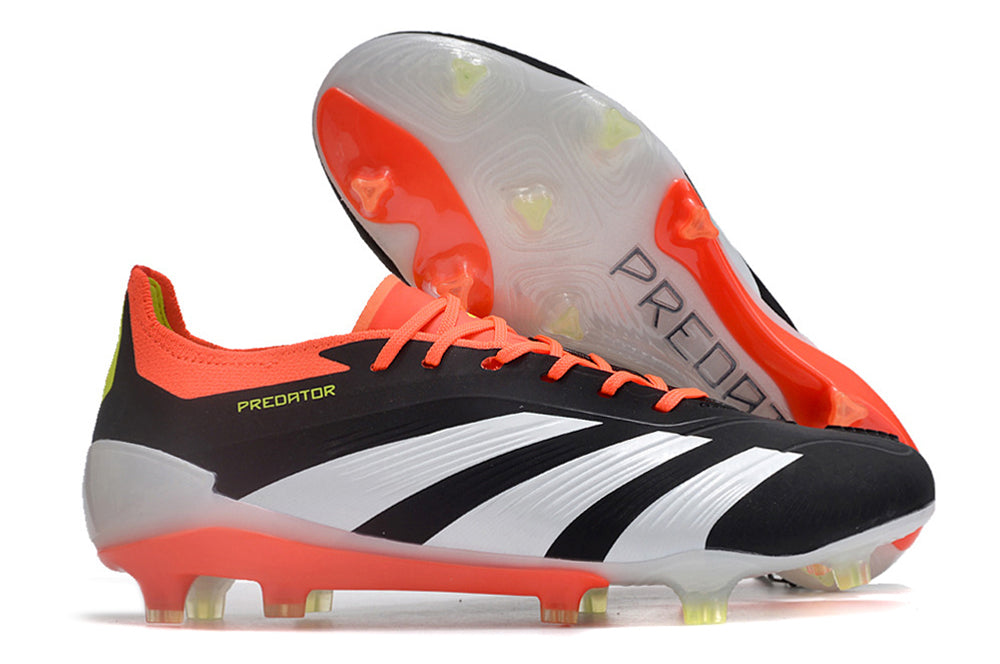 Adidas Predator Elite Fully Knitted Lace-Up High-Top FG Football Shoes