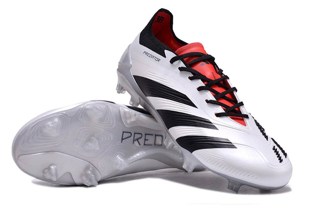 Adidas Predator Elite Knitted Lace-Up High-Top FG Football Shoes