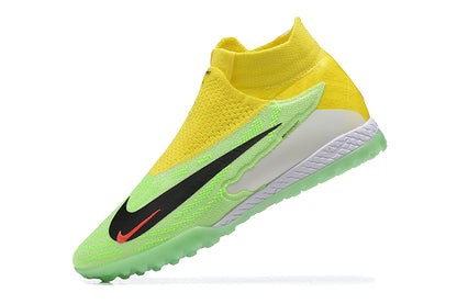 Nike Phantom Gx High Top Double Layer Waterproof Fish Silk Full Knitted Md Grass Nail Football Shoes