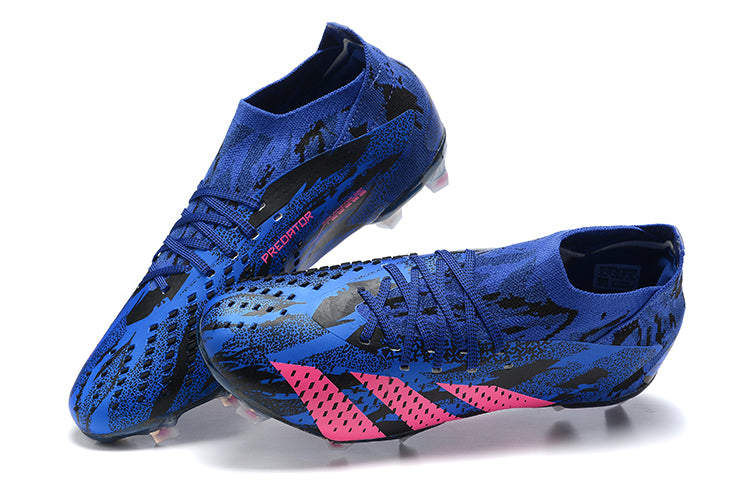 Adidas Predator Elite Fully Knitted Lace-Up High-Top FG Football Shoes