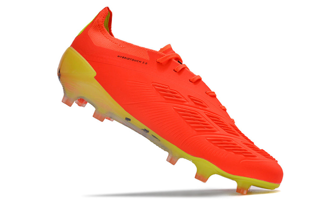 Adidas Predator Elite Fully Knitted Lace-Up High-Top FG Football Shoes