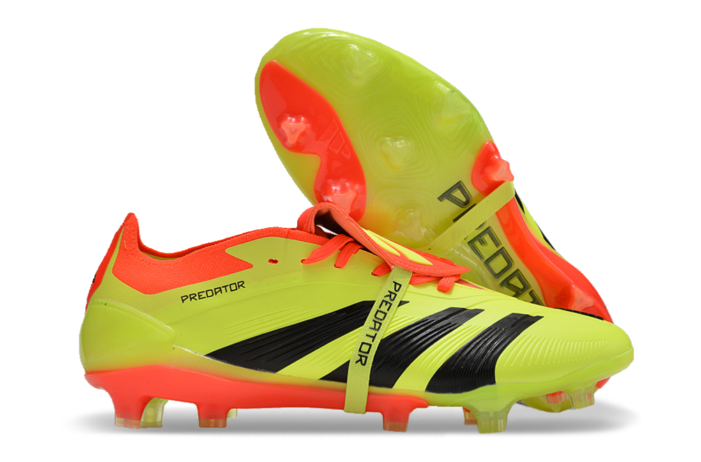 Adidas Predator Elite Fully Knitted Lace-up High-top Fg Football Shoes