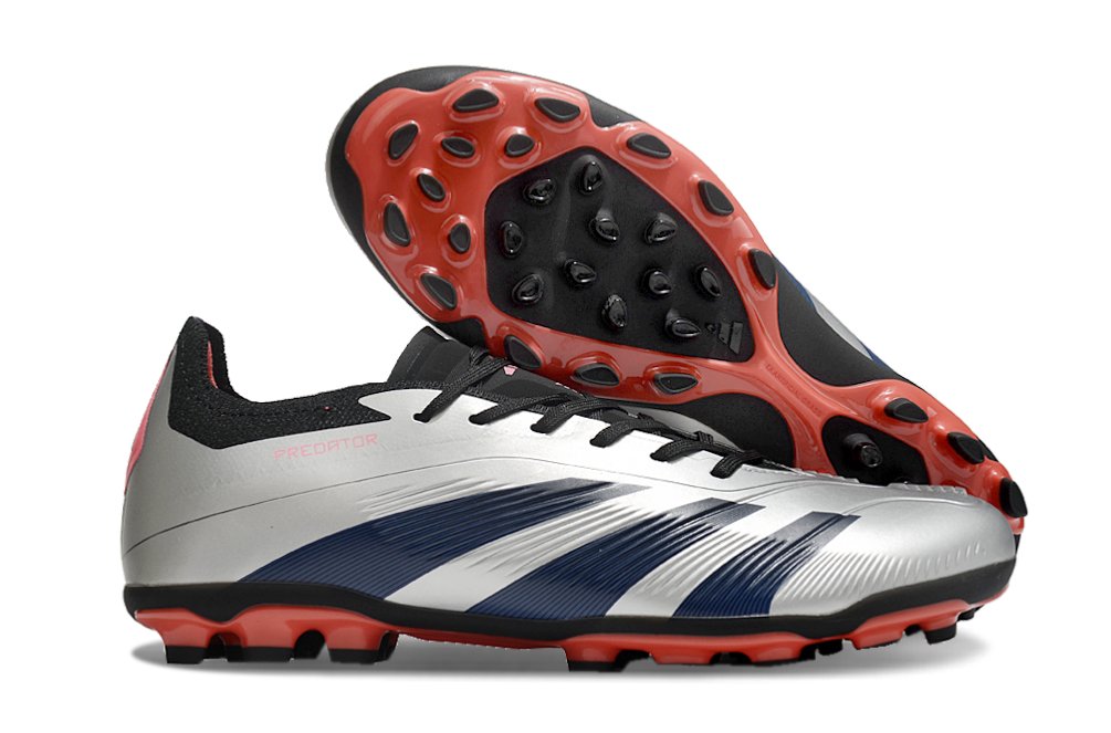 Adidas Predator 24 Fully Knitted Laceless High-Top FG Football Shoes