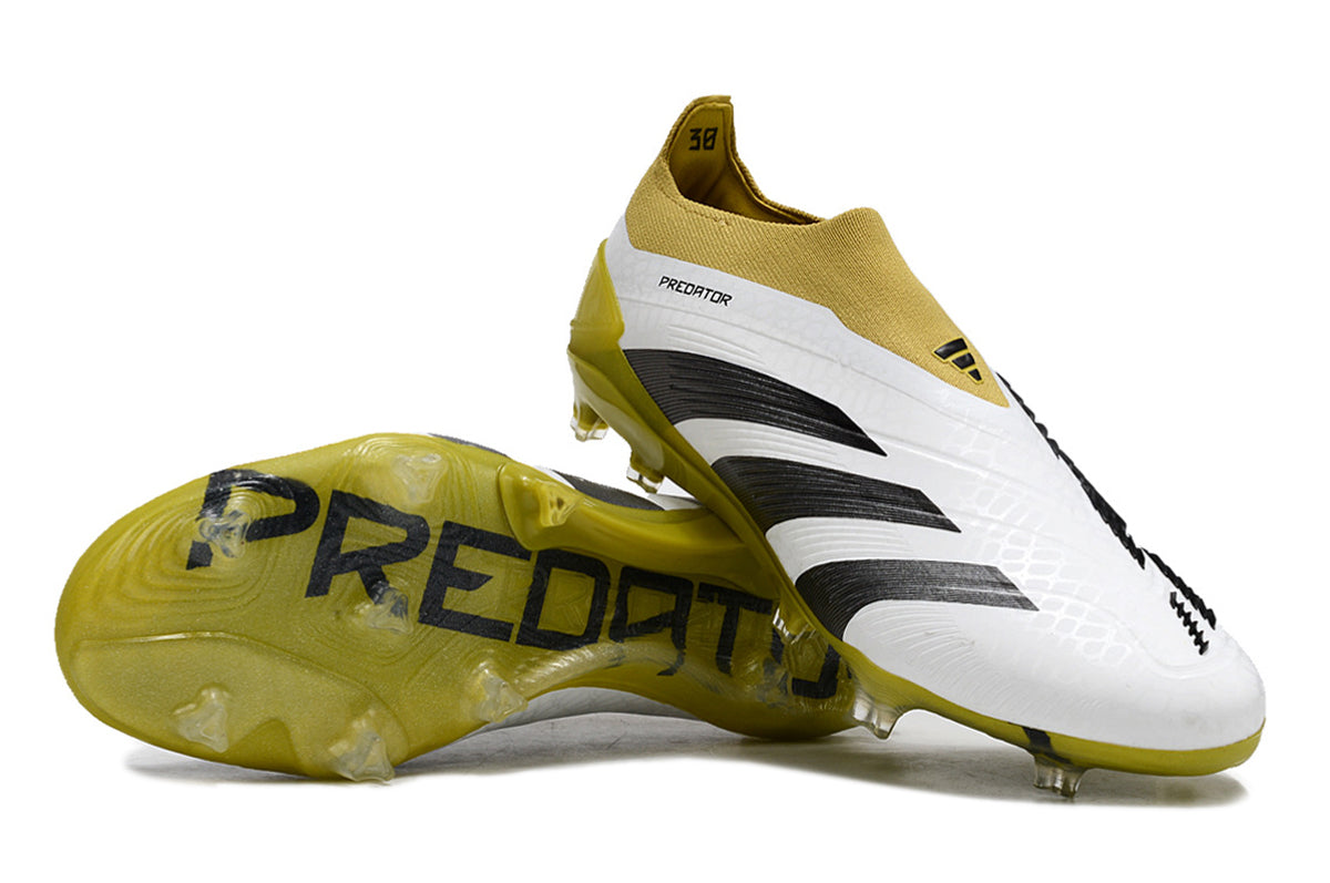 Adidas Predator Elite Fully Knitted Lace-up High-Top FG Football Shoes