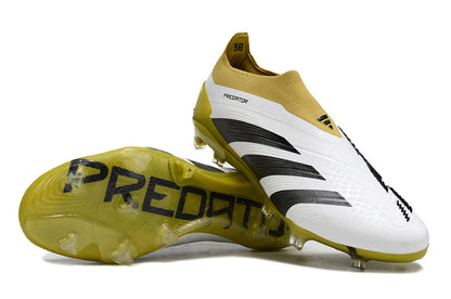 Adidas Predator Elite Fully Knitted Lace-up High-Top FG Football Shoes