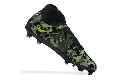 Nike High-top Waterproof Full Knitted Moon Fg Football Shoes