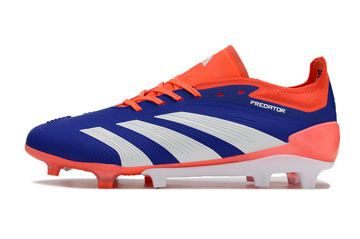 Adidas Predator Elite Fully Knitted Lace-Up High-Top FG Football Shoes